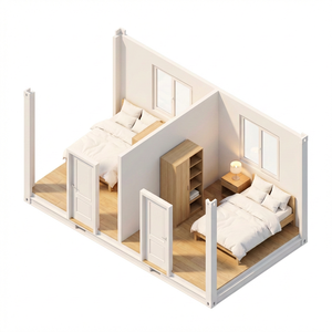 <span class=keywords><strong>Casa</strong></span> Container Prefabbricata a Basso Costo, Modulare e Smontabile per Uso Esterno, Ufficio, Clinica, Design Moderno, Certificata CE - Product Image 3