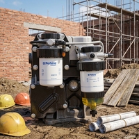 Générateur diesel de type ouvert de haute qualité 120 kW/150 kVA pour l'exploitation minière industrielle, alimenté par moteur triphasé 480 V ATS, refroidissement par eau