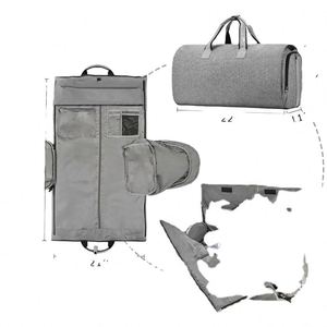 Sac de voyage convertible 2 en 1, nouvelle conception, fabriqué en usine BSCI, sac de voyage pour vêtements, sac de week-end avec pochette à chaussures - Product Image 1
