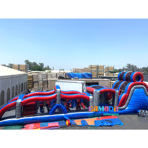 קיצוני לרוץ מכשול קיצוני חיצוני מסחרי מתנפחים אתגר משחקים משחקים מתנפחים עבור מבוגרים - Product Image 3
