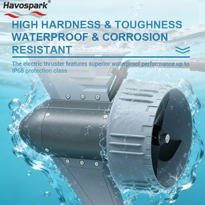 Havospark H01 แรงขับ 35 กก./77 ปอนด์ 6 เกียร์เดินหน้า กำลังสูง ติดตั้งง่าย สำหรับกระดานยืนพาย เรือคายัค เรือตกปลา H01 Envir - Product Image 5