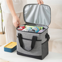 Sac isotherme personnalisé avec logo, réutilisable, grande capacité, sac fourre-tout souple, étanche, pour les courses, les pique-niques, le camping, en gros