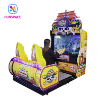Simulateur de tir au trésor pirate à jetons Machine d'arcade de simulateur de tir de jeu vidéo à deux places