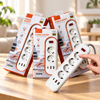 Multiprise standard UE (France/Allemagne) avec ports USB et cordon d'extension de 2 m – Vente en gros usine