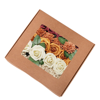 Vente en gros de têtes de fleurs artificielles en mousse PE, faites à la main, écologiques, personnalisées, pour DIY, Noël, remise de diplôme, Halloween, Nouvel An