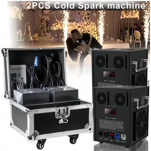 Stage Effect DMX Controlled Cold Pyro Fireworks Fountain Machine Safe Spark Flame Spray For Wedding Events