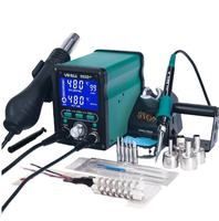 YIHUA 995D + Station de soudage SMD numérique Pistolet à air chaud enfichable avec reprise BGA et station de soudage de réparation de téléphone