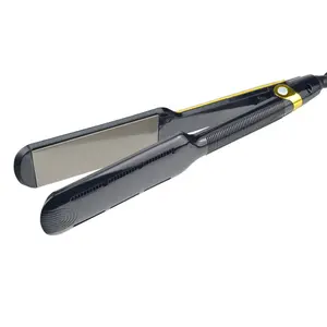 New Original Hair Dryer and Straightener Set Profesional Hair Irons Wide Titanium Plate Flat Iron