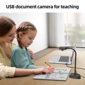 Document Camera for teachers, Webcam for Distance Learning,Manual Focus Camera,with mic,Fold for Mac OS, Windows - Product Image 2