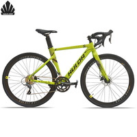 Vélo de route en alliage d'aluminium Haluda STORM-R2000-16s 700C, 16 vitesses, frein à disque hydraulique, cadre aérodynamique ultra léger