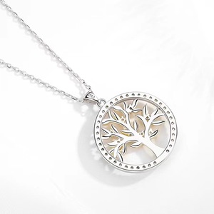 Professional Custom Jewelry Relying <b>Tree</b> of Life Pendent <b>Necklaces</b> Sterling Silver 925 Life of <b>Tree</b> <b>Necklace</b> Zirconia - Product Image 3