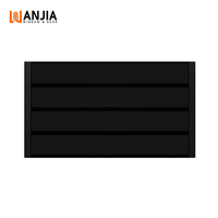 Porte de garage moderne électrique à sectionnement vertical WANJIA avec des caractéristiques imperméables et coupe-vent pour une utilisation en extérieur