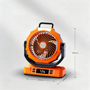Factory Wholesale 10 Inch Shaking Head Camping Fan 20000mAh Mute Fan With Remote <b>Timer</b> LED Light Power Bank <b>Outdoor</b> Use - Product Image 6