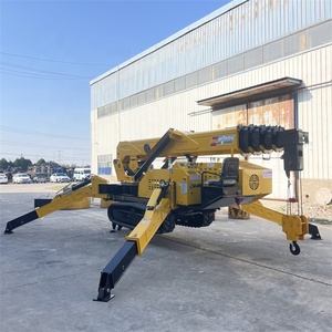 מכירות ישירות מהיצרן JN-SPT CE מיני עגורן זחלילי הידראולי מלא עגורן עכביש חשמלי/דיזל 5 טון פעולות הרמה בחלל קטן - Product Image 6