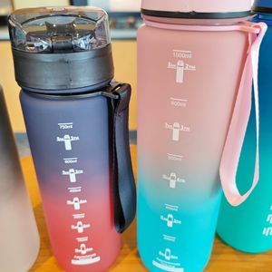 Spirit Gradient Water Bottle 1000Ml Bpa Free For Adults And Students - Product Image 4