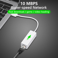 Adaptador Ethernet USB2.0 Gigabit Externo para Laptop, Conexión USB a RJ45, Plug and Play, para Receptor Satelital, Gran Venta