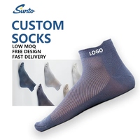 Calcetines Unisex de Cinco Dedos sin Costuras con Logotipo Personalizado |   Transpirable, Antideslizante y Delgado |   Calcetines para Correr, Caminar y Hacer Yoga