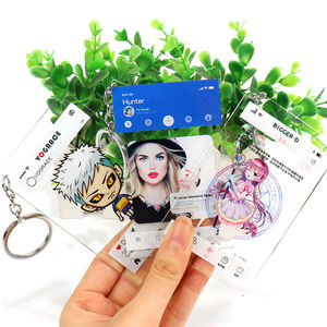 VOGRACE Giá Rẻ OEM Logo Tùy Chỉnh Phim Hoạt Hình Acrylic Keychain In Nhựa Rõ Ràng Trong Suốt Hologram Charms Với Thiết Kế Của Bạn - Product Image 4