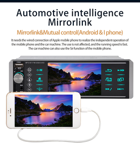 4 ''1din 4168ai phổ MP5 xe Đài phát thanh stereo máy nghe nhạc mirrorlink đôi <span class=keywords><strong>USB</strong></span> đồng hồ EQ âm thanh FM BT AUX Port FM phía sau xem <span class=keywords><strong>DVR</strong></span> - Product Image 6