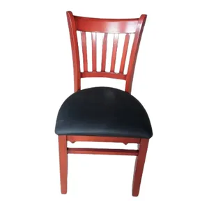 new design furniture commercial grade stackable restaurant wood dining chair