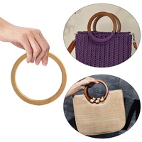 OEM contreplaqué sac poignées 11cm cercle anneau supérieur sac à main poignées pour sac à main fourre-tout matériel accessoires pièces de rechange