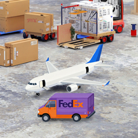 Services de livraison express logistique Chine Air+Express Dropshipping Mexique Allemagne FBA via DHL/UPS avec assurance et transit de 30 à 45 jours