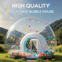 Château gonflable géant à thème spatial en PVC imperméable et portable pour l'extérieur, pour 5 à 10 passagers, tente bulle gonflable