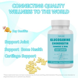 Cápsulas de Glucosamina y Condroitina de Alta Calidad para el Soporte de las Articulaciones y la Salud Ósea, Suministro de Fábrica OEM - Product Image 2