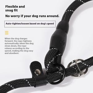 Patrón sólido Nylon P-Chain Dog <span class=keywords><strong>Training</strong></span> Collar Cintas Anti-Shock para perros medianos y grandes Labrador Dog <span class=keywords><strong>Training</strong></span> P-Leash - Product Image 4