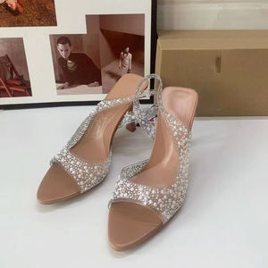 Zapatos de Mujer, Moda 2024, Tipo Francés, Tacón de Aguja de 9 cm, Sandalias para Mujer, Sandalias con Tacones, Sandalias de Mujer - Product Image 4