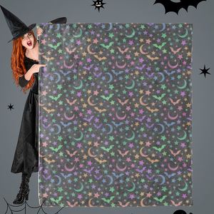 Halloween personalizado sofá cama sala de estar dormitorio tiro dormir polar al por mayor diseñador King Size mantas para invierno - Product Image 3