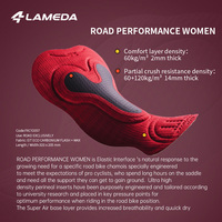 Lameda Cuissard à bretelles de cyclisme pour femmes, cuissard à bretelles en tissu italien de très haute qualité