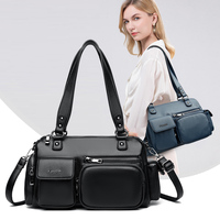 Nouveau sac à main décontracté pour femme, sac à bandoulière, sac de luxe portable à porter sous le bras, sacs à main tendance avec chaînes, fermeture éclair, toutes saisons