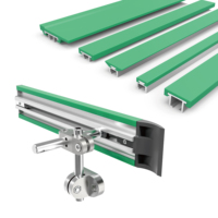 Rail de guidage de convoyeur en nylon poli durable de 60 mm de largeur pour restaurants et usines de fabrication – Nouveauté en gros