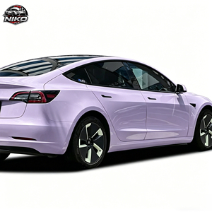 NIKO Film PET Lilac Purple Ash Holographic <b>Vinyl</b> <b>Wrap</b> Film Self-Adhesive Scratch-Resistant Sticker for Automobiles - Product Image 1