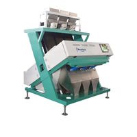 Machine de tri de couleur pour grains de café à 3 canaux, prix d'usine, vente en gros, machine de tri de couleur pour riz