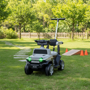 Mobil Listrik Anak-Anak Laris Manis dari Pabrik, Mainan Mobil Listrik untuk Bayi dengan Pegangan Dorong, ATV Roda Empat untuk Anak Usia <span class=keywords><strong>3</strong></span>-7 Tahun - Product Image 2