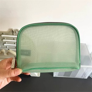 Pochette cosmétique unisexe haut de gamme personnalisable, sacs de toilette de maquillage de haute qualité, fermeture éclair, motif en aluminium bonbon - Product Image 1