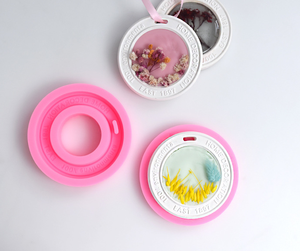 Molde de Silicona para Aromaterapia, Colgante para <span class=keywords><strong>Coche</strong></span>, Molde de Yeso para Aromaterapia, Juego de Moldes de Silicona para Bricolaje - Product Image 5