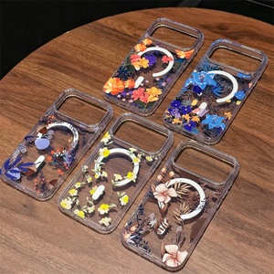 เคสโทรศัพท์ใสกันกระแทกแบบแม่เหล็ก ลายดอกไม้ สำหรับ iPhone 17 16 15 14 13 12 Pro Max รุ่น Woman Grily Clear IMD - Product Image 3
