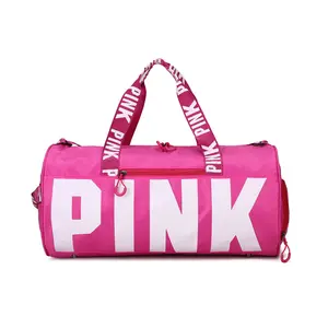 女士行李袋设计师行李袋设计女孩定制标志北脸袋新款粉色健身房杜威拉威尔防水