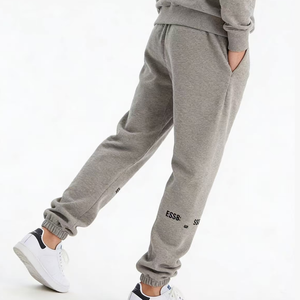 Pantalones de chándal casuales para hombre <span class=keywords><strong>Fear</strong></span> Pants de 100% algodón ecológico de secado rápido, cintura media, logo bordado, estilo holgado de felpa, de alta calidad. - Product Image 1