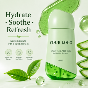 Spray Fijador Vegano de Té Verde y <span class=keywords><strong>Aloe</strong></span> <span class=keywords><strong>Vera</strong></span>, Refrescante, Hidratante, de Larga Duración, Suaviza la Piel, Ligero, 60 ml, Maquillaje Facial - Product Image 3