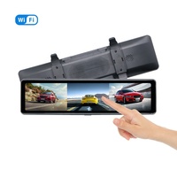 WIFI voiture miroir Dashcam 4CH véhicule voiture caméra 11.26 pouces rétroviseur dashcam gps vision nocturne 1080p voiture dvr enregistreur