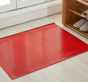 <span class=keywords><strong>Tapis</strong></span> de sol en caoutchouc antidérapant, grand, imperméable, rond, à surface boutonnée, pour cage à chien - Product Image 2