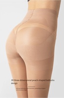 Pantimedias de Mujer Talla Grande 40D con Control de Abdomen y Efecto Levanta Glúteos, Alta Elasticidad, Antienganches, Moldeadoras, Efecto Piel de Durazno, Listas para Enviar
