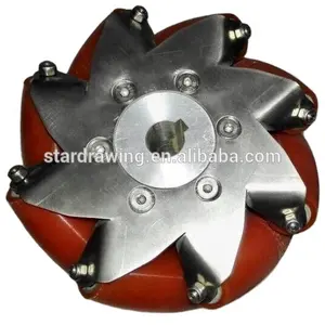 SS Robot Mecanum Wheel 6 Inch 152 Mm Stainless Steel Material