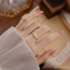 9 Minimalist Cute <b>Cat</b> <b>Ring</b> Girlie 925 Sterling Silver Rhodium Plated 6mm Round Cut Natural Stone Amethyst Jewelry For Gift - Product Image 4