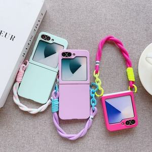 Lanière TPU étui souple pour Samsung Z Flip 7 6 5 4 3 Silicone souple couverture <span class=keywords><strong>de</strong></span> téléphone portable sensation <span class=keywords><strong>de</strong></span> peau <span class=keywords><strong>coque</strong></span> <span class=keywords><strong>de</strong></span> téléphone portable <span class=keywords><strong>Com</strong></span> dragonne - Product Image 6