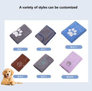 Serviettes de toilettage pour animaux de compagnie en microfibre absorbante, écologiques, pour le bain des chiens, séchage rapide, utilisation en salle de bain, toilettage des chiots - Product Image 3